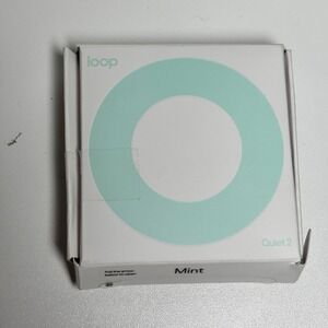 Loop Quiet 2 Noise Reduction Earplugs Mint Reusable Silicone Sleep Focus 24dB